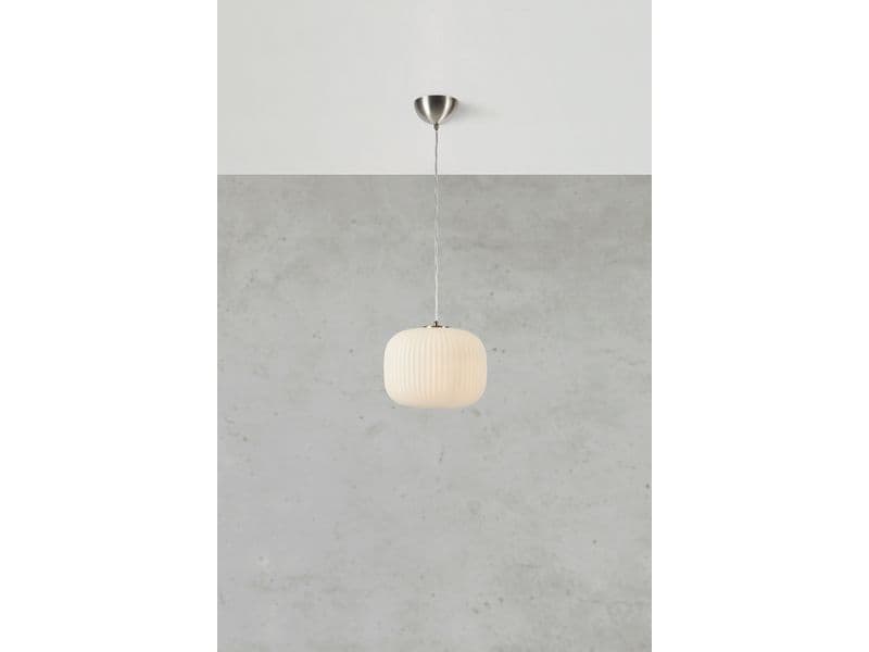 Markslöjd Sober Pendelleuchte Weiss/Nickel