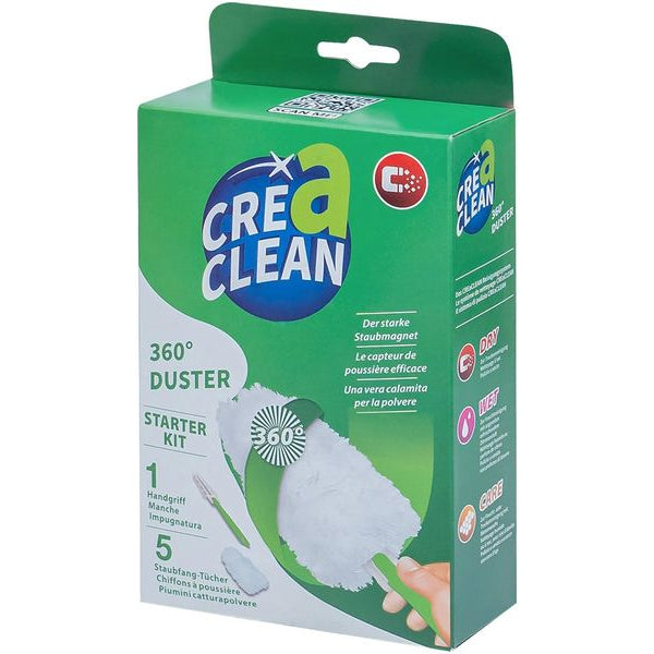 CreaClean Staubmagnet Starter Kit 360° Grün/Weiss