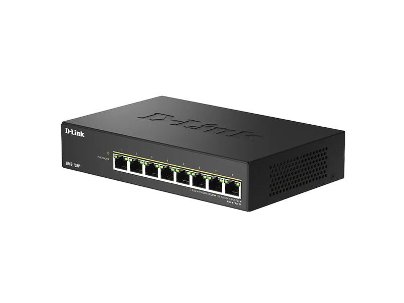 D-Link PoE++ Switch DMS-108P 8 Port
