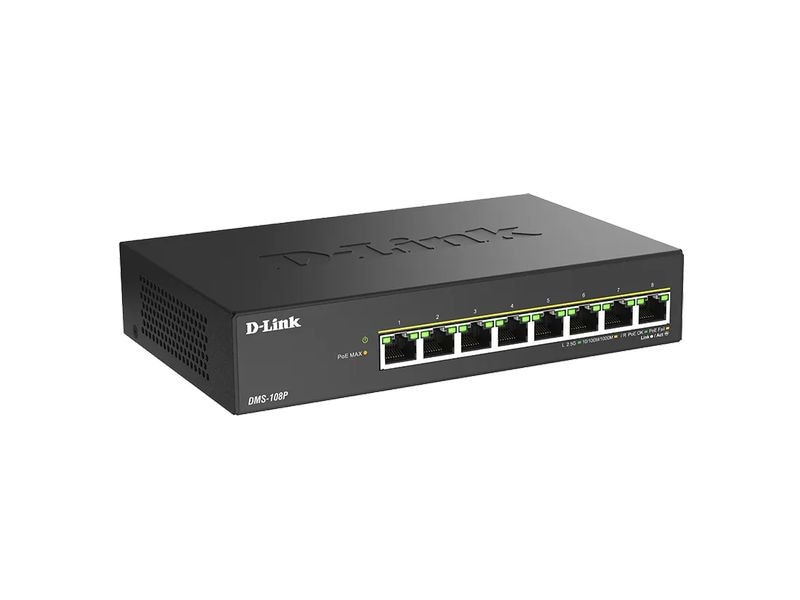 D-Link PoE++ Switch DMS-108P 8 Port