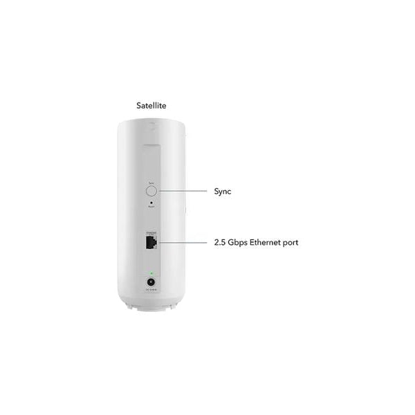 Netgear Mesh-Satellit Orbi 372 Dual-Band WiFi 7, 2er Pack , Weiss