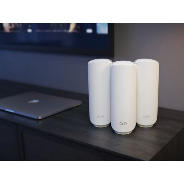 Netgear Mesh-Satellit Orbi 372 Dual-Band WiFi 7, 2er Pack , Weiss