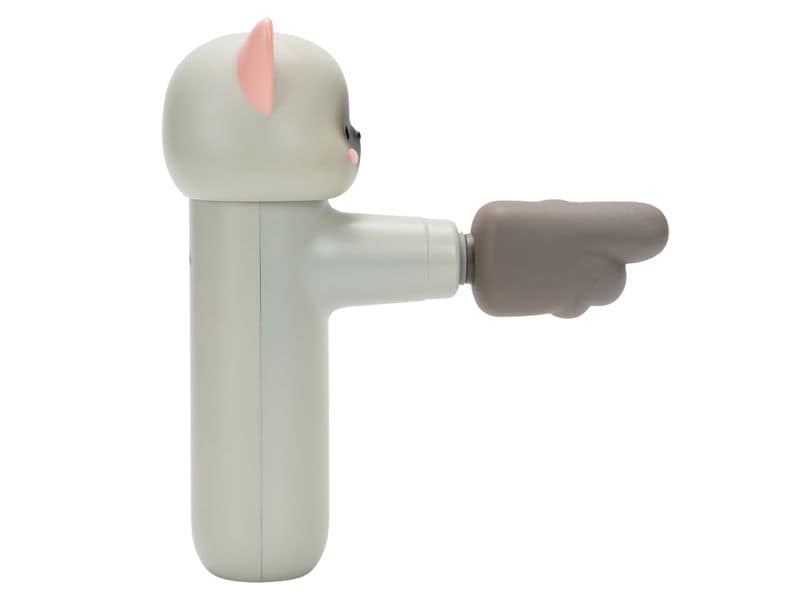Acecool Handmassagegerät Katze, Hellgrau