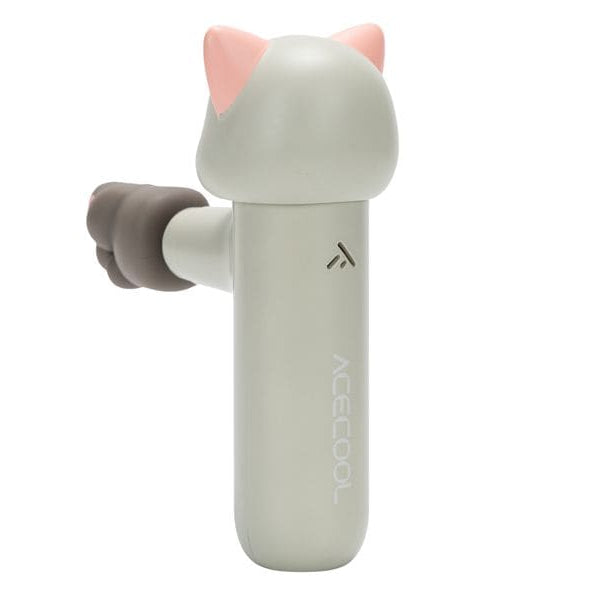 Acecool Handmassagegerät Katze, Hellgrau