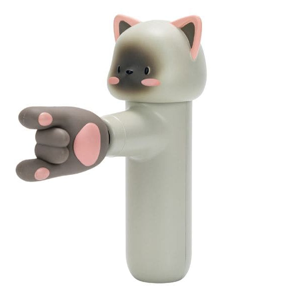 Acecool Handmassagegerät Katze, Hellgrau