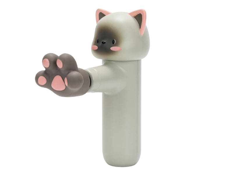 Acecool Handmassagegerät Katze, Hellgrau