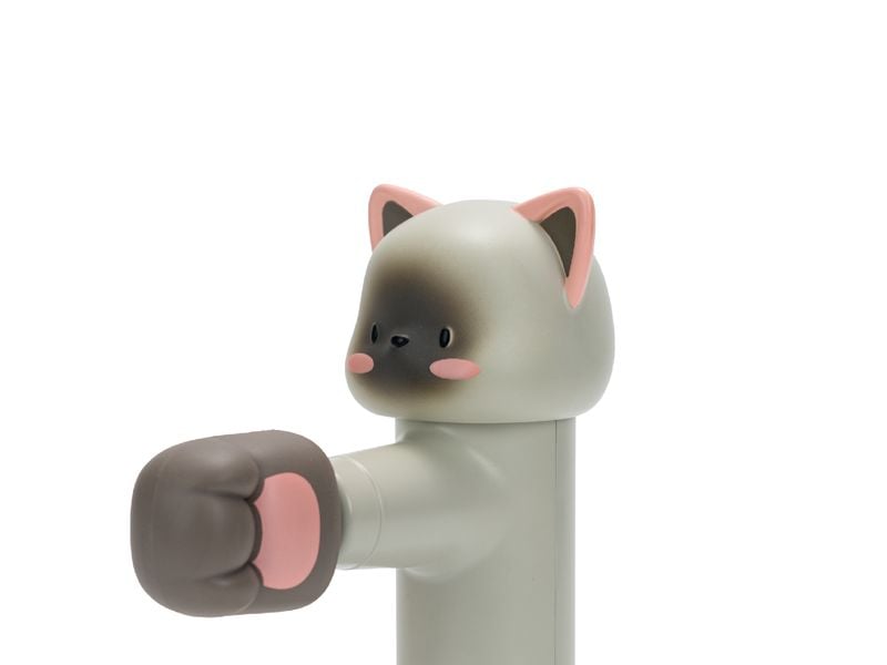 Acecool Handmassagegerät Katze, Hellgrau