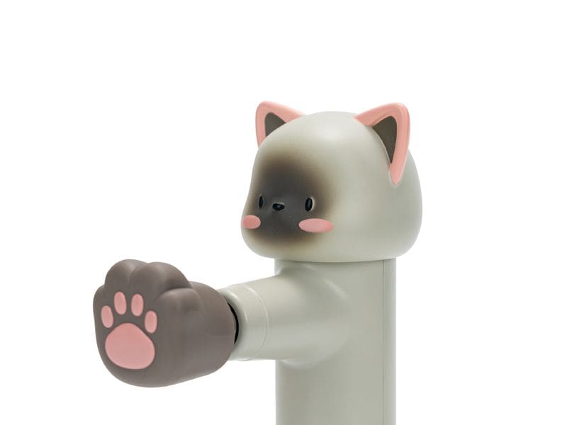 Acecool Handmassagegerät Katze, Hellgrau