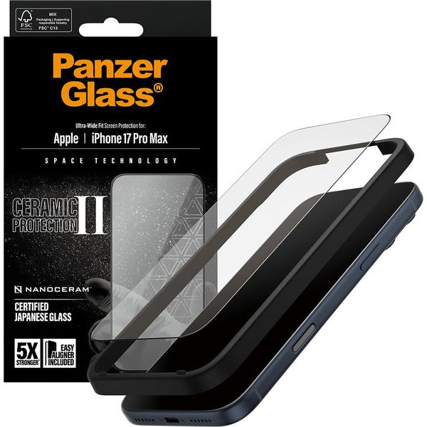 Panzerglass Displayschutz Ceramic II iPhone 17 Pro Max