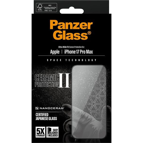 Panzerglass Displayschutz Ceramic II iPhone 17 Pro Max