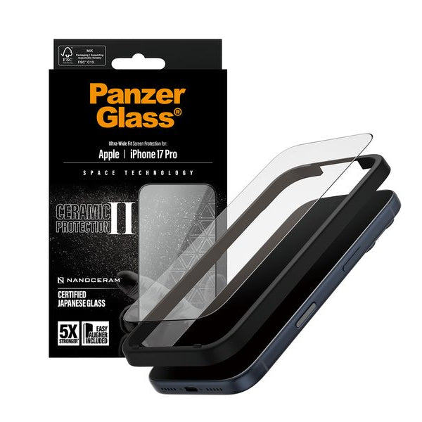 Panzerglass Displayschutz Ceramic II iPhone 17 Pro