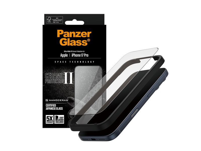 Panzerglass Displayschutz Ceramic II iPhone 17 Pro