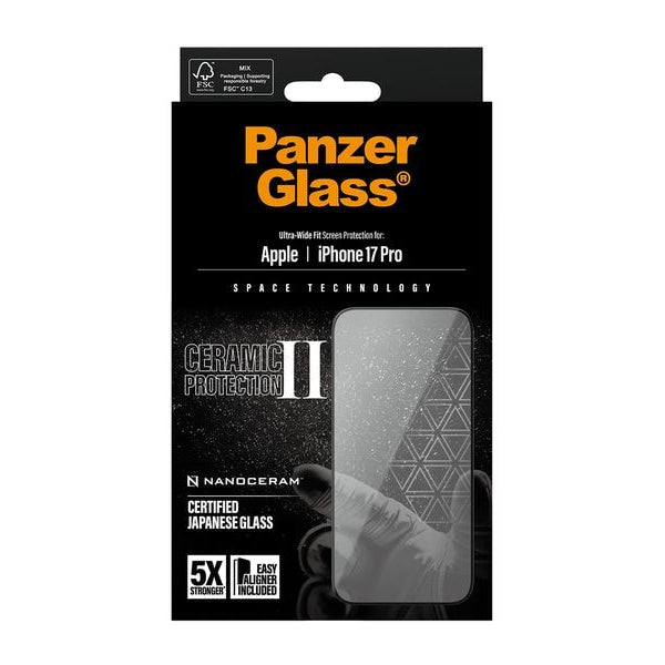 Panzerglass Displayschutz Ceramic II iPhone 17 Pro