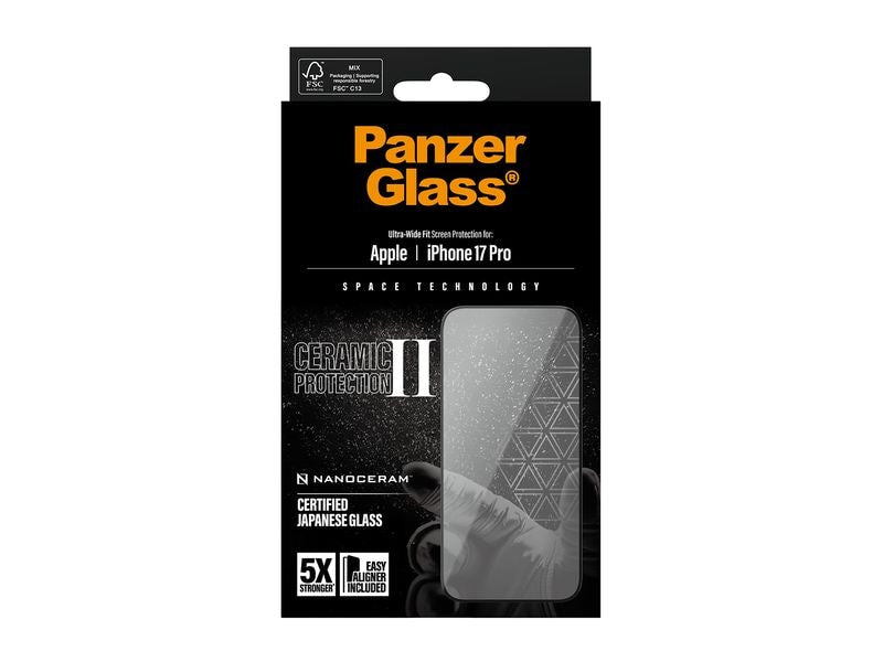 Panzerglass Displayschutz Ceramic II iPhone 17 Pro
