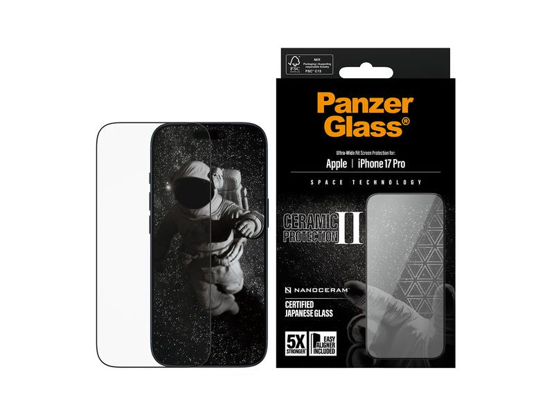 Panzerglass Displayschutz Ceramic II iPhone 17 Pro