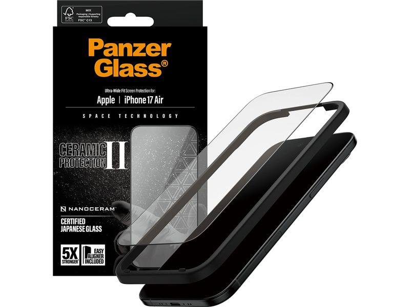 Panzerglass Displayschutz Ceramic II iPhone 17 Air