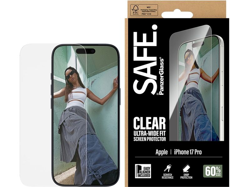 SAFE. Displayschutz Ultra Wide Fit iPhone 17 Pro
