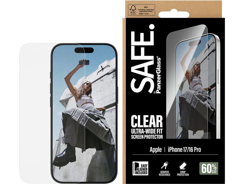 SAFE. Displayschutz Ultra Wide Fit iPhone 17