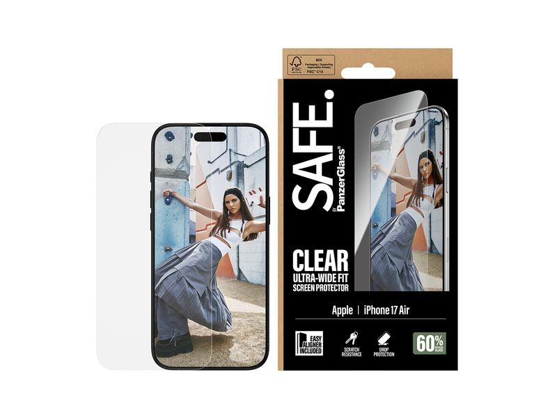 SAFE. Displayschutz Ultra Wide Fit iPhone 17 Air