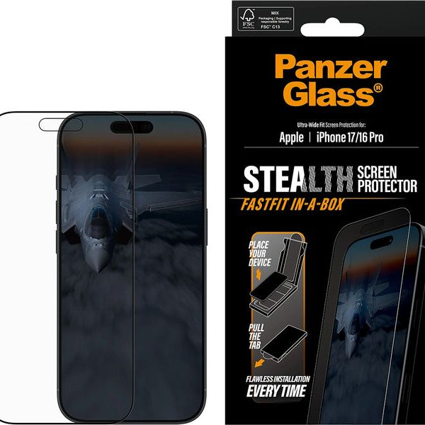 Panzerglass Displayschutz Stealth Ultra Wide Fit iPhone 17