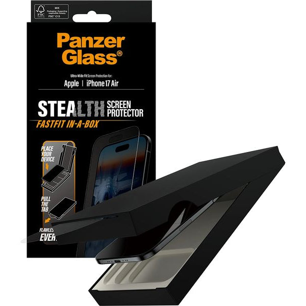 Panzerglass Displayschutz Stealth Ultra Wide Fit iPhone 17 Air