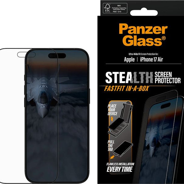 Panzerglass Displayschutz Stealth Ultra Wide Fit iPhone 17 Air