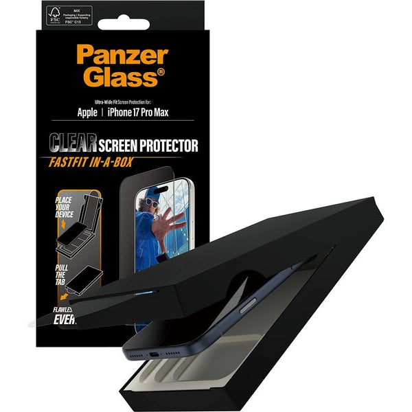 Panzerglass Ultra Wide Fastfit iPhone 17 Pro Max