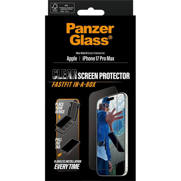 Panzerglass Ultra Wide Fastfit iPhone 17 Pro Max