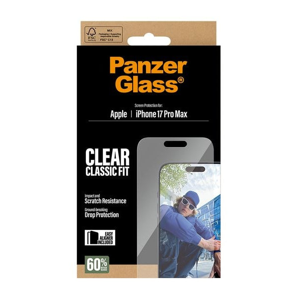 Panzerglass Displayschutz Classic Fit iPhone 17 Pro Max