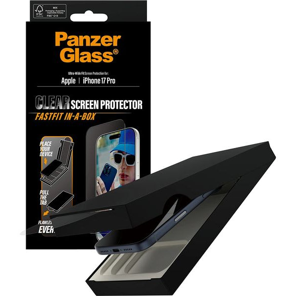 Panzerglass Ultra Wide Fastfit iPhone 17 Pro