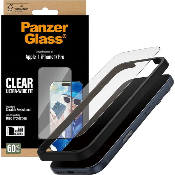 Panzerglass Displayschutz Ultra Wide Fit iPhone 17 Pro