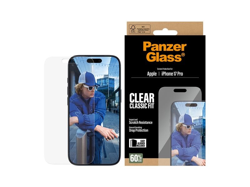 Panzerglass Displayschutz Classic Fit iPhone 17 Pro