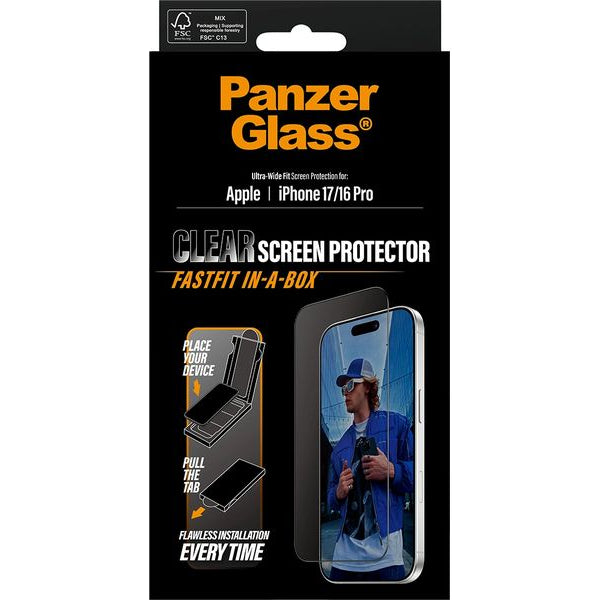 Panzerglass Ultra Wide Fastfit iPhone 17
