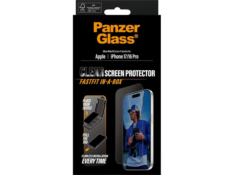 Panzerglass Ultra Wide Fastfit iPhone 17