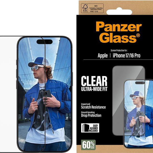 Panzerglass Displayschutz Ultra Wide Fit iPhone 17
