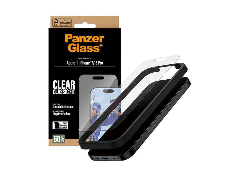 Panzerglass Displayschutz Classic Fit iPhone 17
