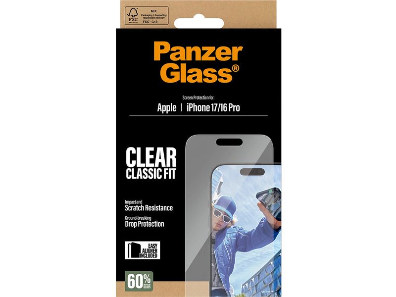 Panzerglass Displayschutz Classic Fit iPhone 17