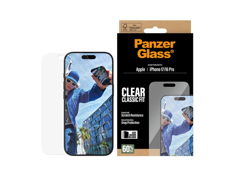 Panzerglass Displayschutz Classic Fit iPhone 17