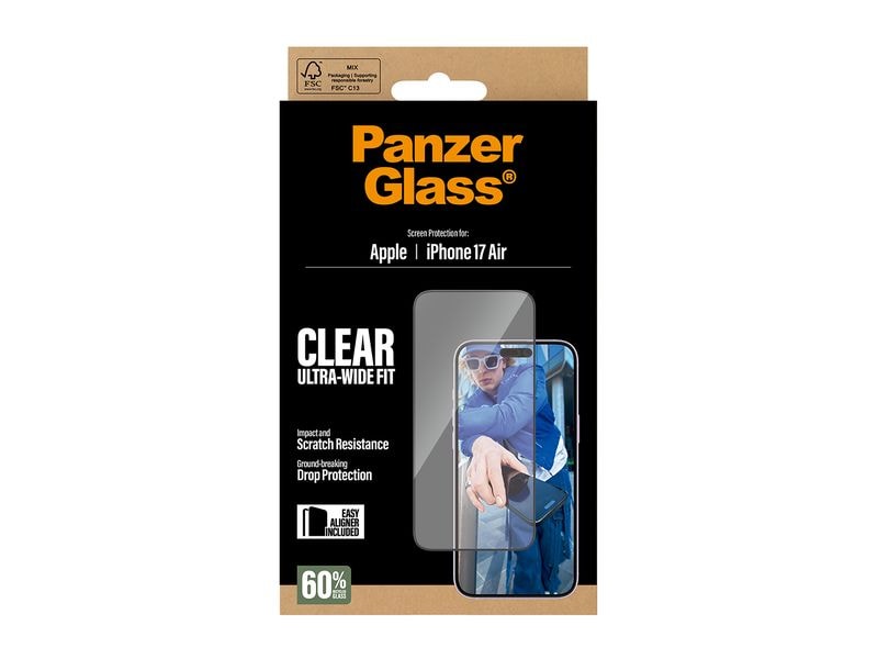 Panzerglass Displayschutz Ultra Wide Fit iPhone 17 Air