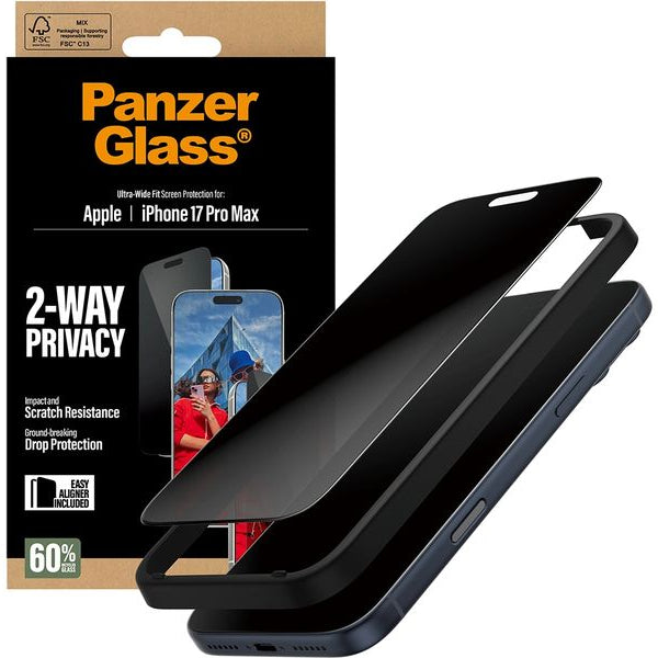 Panzerglass Displayschutz 2-Way iPhone 17 Pro Max