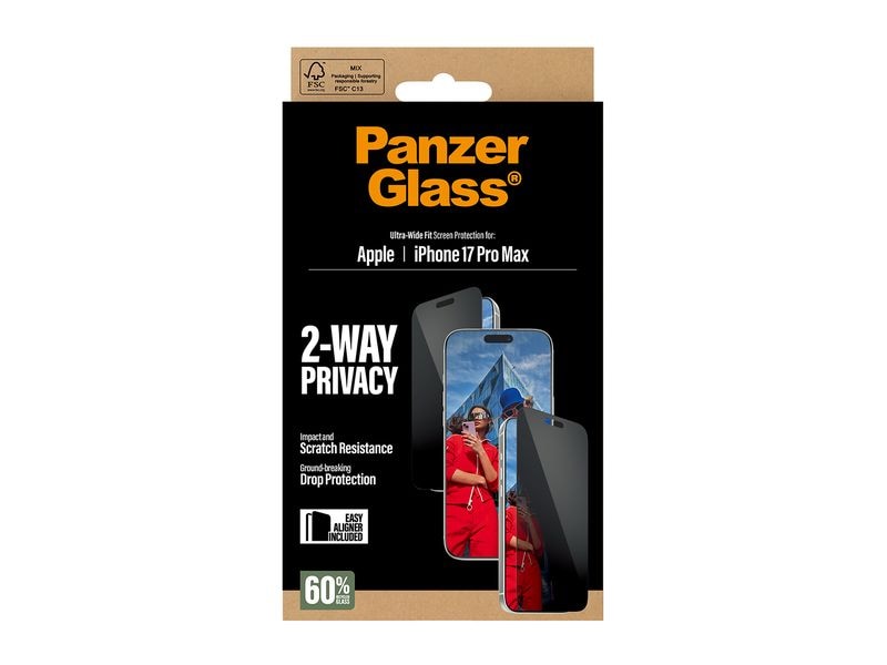 Panzerglass Displayschutz 2-Way iPhone 17 Pro Max