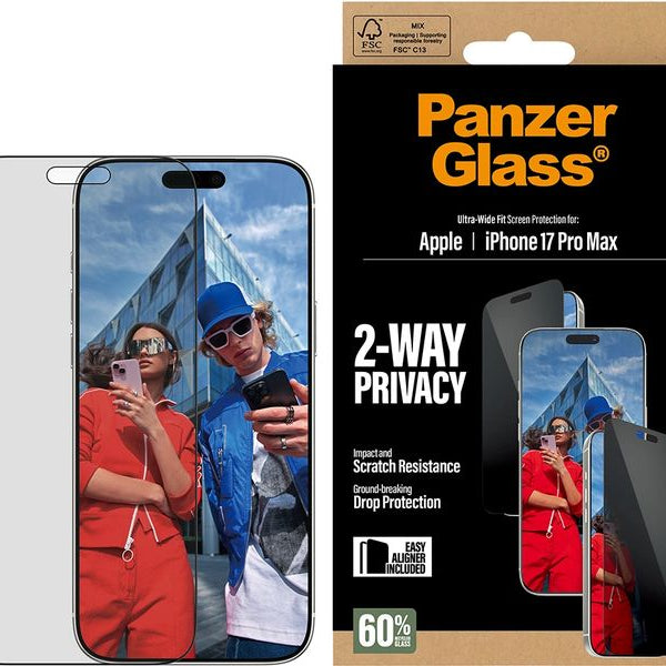 Panzerglass Displayschutz 2-Way iPhone 17 Pro Max