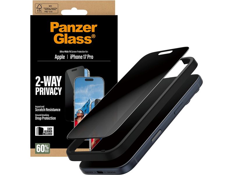 Panzerglass Displayschutz 2-Way iPhone 17 Pro