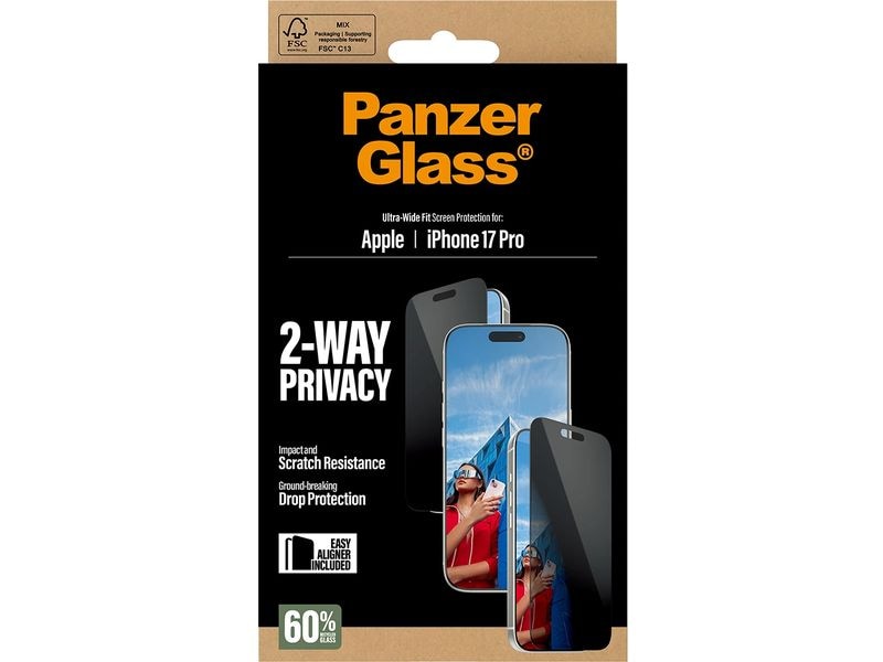 Panzerglass Displayschutz 2-Way iPhone 17 Pro