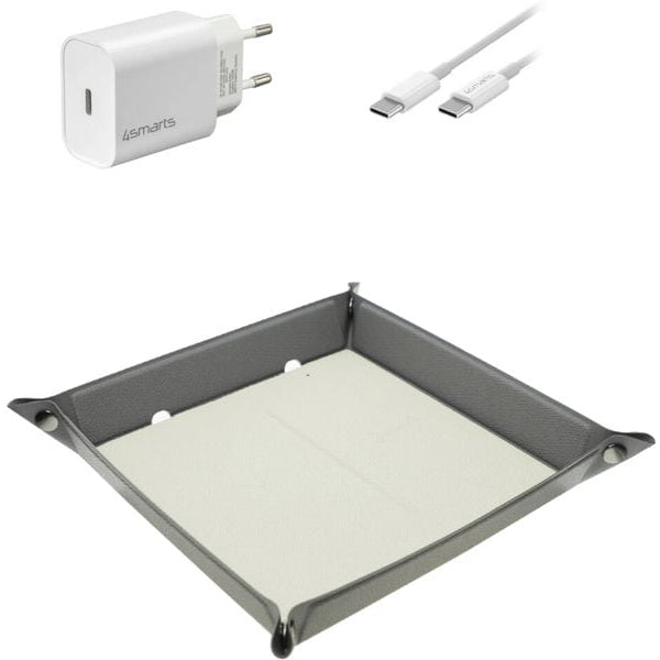 4smarts Ladestation Smarttray Grau