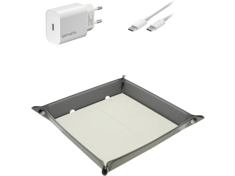 4smarts Ladestation Smarttray Grau