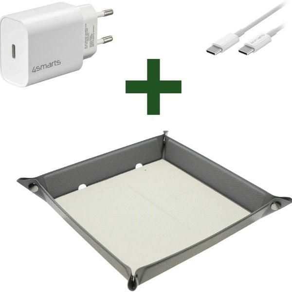 4smarts Ladestation Smarttray Grau