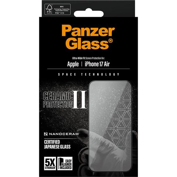 Panzerglass Displayschutz Ceramic II iPhone 17 Air
