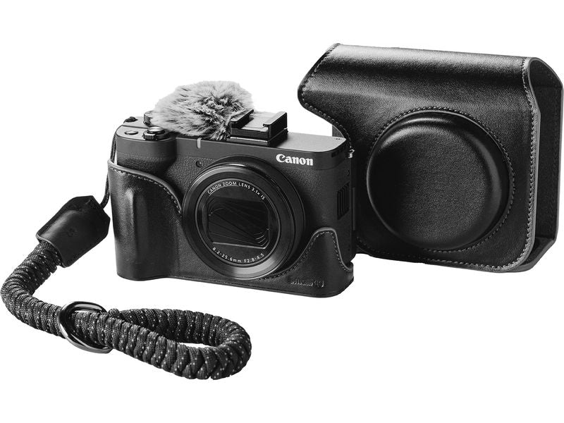 Smallrig Ledertaschen-Set für Canon PowerShot V1 Schwarz