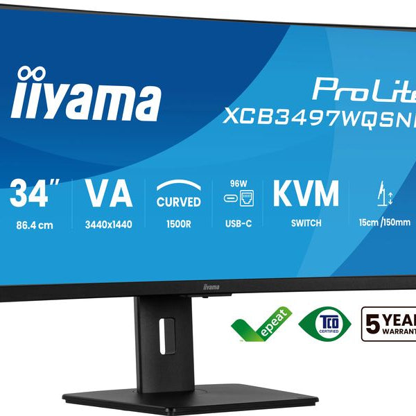 iiyama Monitor ProLite XCB3497WQSNP-B1